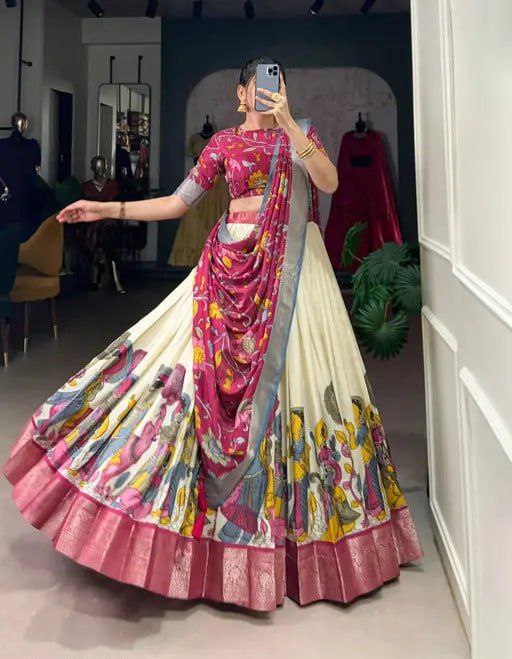 πΈ Blossom Boldly: Radiate Charm in Floral Printed Lehengas πΈ